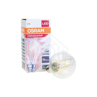Osram Ledlamp Kogellamp LED Classic P25 2,5W E14 250lm 2700K 4058075590472