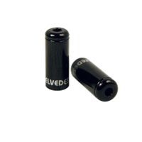 Elvedes kabelhoedje 5mm aluminium zwart(10x) CP2012002