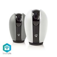 Nedis SmartLife Camera voor Binnen | Wi-Fi | HD 720p | Kiep en kantel | Cloud / MicroSD | Nachtzich
