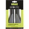 Afbeelding van Mirage handvatten Grips in Style 132mm zwart/grijs