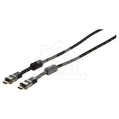 Masterfiks HDMI 1.4 Kabel HDMI A Male <-> HDMI A Male 3 Meter, High Speed met Ethernet,