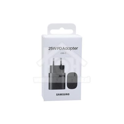 Samsung Oplader Travel adapter, Zwart tot 25W Fast Charging USB-C SAM-10331-PK
