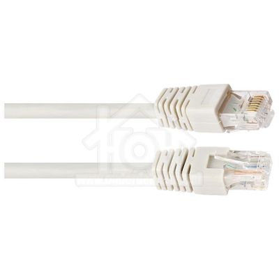 Easyfiks UTP/Netwerk kabel UTP CAT6 Netwerkkabel, RJ45 Male - RJ45 Male 2.5 Meter, Grijs