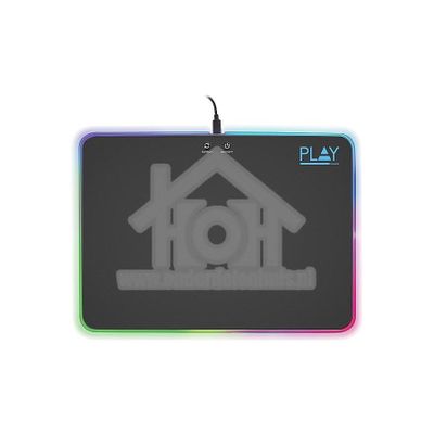 Play Matje Gaming muismat met RGB-verlichting Geschikt voor alle gaming muizen PL3341