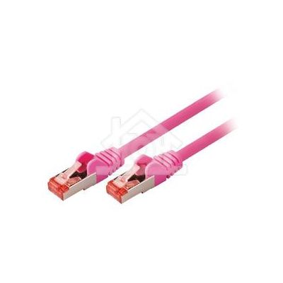 Valueline CAT6 S/FTP Netwerkkabel RJ45 (8/8) Male - RJ45 (8/8) Male 7.50 m Roze VLCP85221P75