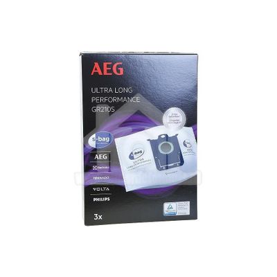 AEG Stofzuigerzak S-Bag Ultra Long Performance Airmax, Oxygen+, Jetmaxx 9001684779