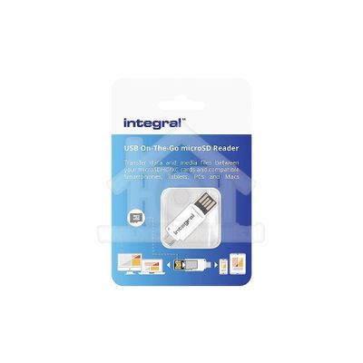 Integral Cardreader USB 2.0 Kaartlezer Micro SDHC/XC INCROTGMSD