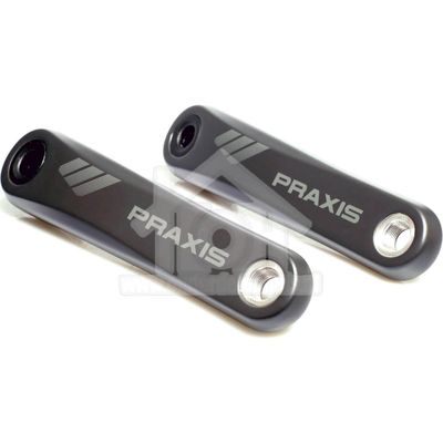 Praxis E-bike crankstel carbon Bosch/Yamaha 165mm