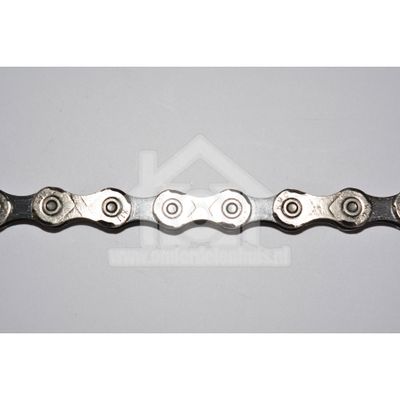 KMC ketting 1/2-11/128 118L X11 zilver/zwart bulk per 25