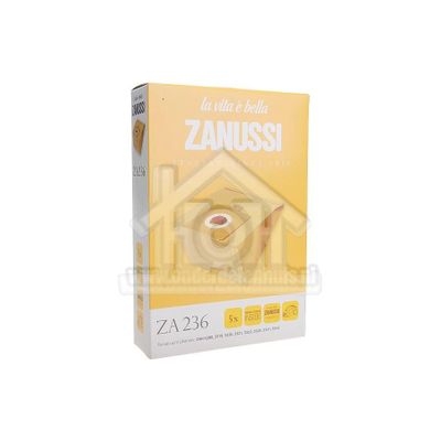Zanussi Stofzuigerzak ZA236, 4 stuks, papier ZAN3300, ZAN3319, ZAN3342 9009235574
