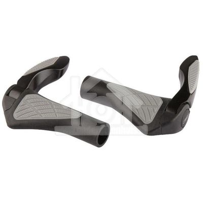 Mirage handvatten Grips in Style 134mm zwart/grijs met baren