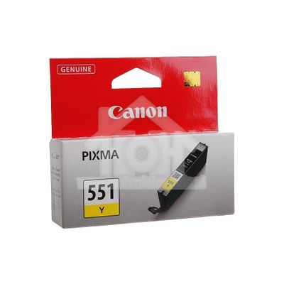 Canon Inktcartridge CLI 551 Yellow Pixma MX925, MG5450 CANBC551Y