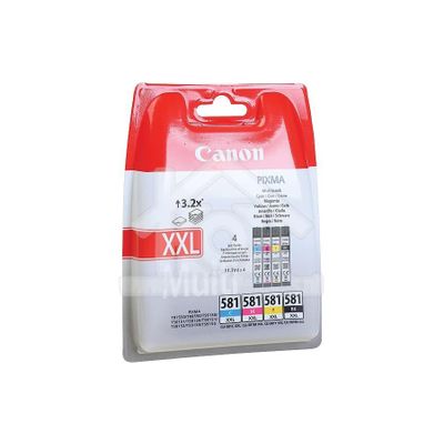 Canon Inktcartridge CLI 581XXL BK/C/M/Y Multipack Pixma TR7550, TS6150 CANBC581MU
