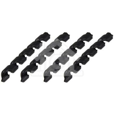 Saccon kabel/frame beschermer zwart (4 stuks)