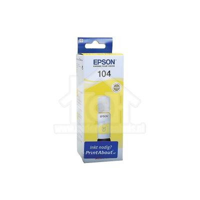 Epson Inktcartridge Ecotank 104 Yellow C13T00P440