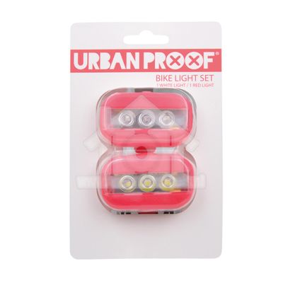 UrbanProof clip lamp set Kreeft rood