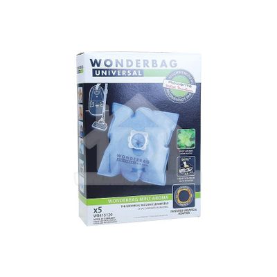 Rowenta Stofzuigerzak Wonderbag Mint Aroma, 5 stuks compact stofzuigers tot 3L WB415120