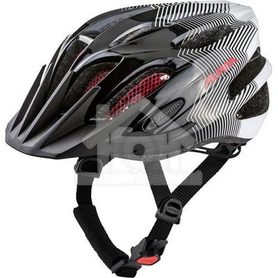 Alpina helm FB JR. 2.0 black-white-red gloss 50-55