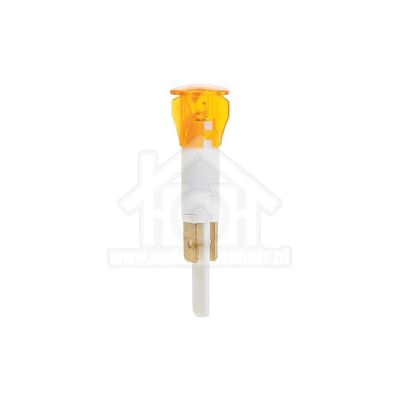 Elektra Lampje controle rond oranje F=11 klemmodel 453621