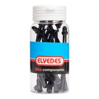 Elvedes V-brake kabelbocht 90 5mm RVS zwart (10x) ELV2018061