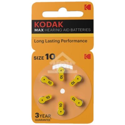Kodak batterij Size10 / pack 6st.