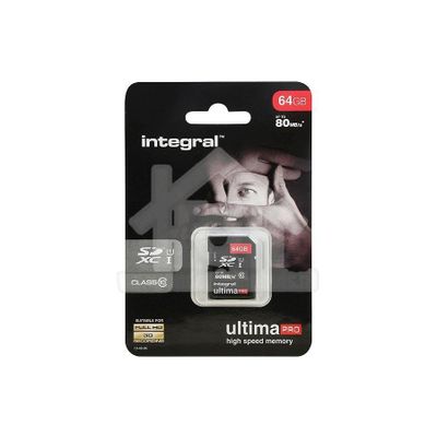 Integral Memory card Class 10 80MB/s SDXC card 64GB INSDX64G10-80U1