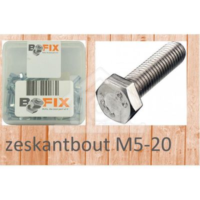 Bofix 217520 Zeskantbout M5-20 p/50