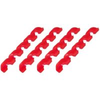 Saccon kabel/frame beschermer rood neon (4 stuks)
