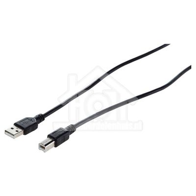 Easyfiks USB Kabel USB 2.0 A Male - USB 2.0 B Male 2.5 Meter