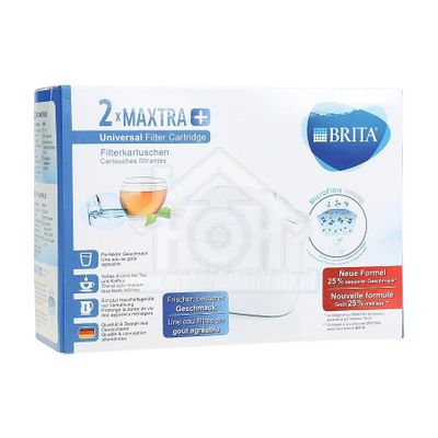 Brita Waterfilter Filterpatroon 2-pack Brita Maxtra+ 1023118
