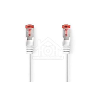 Nedis CAT6-kabel | RJ45 (8P8C) Male | RJ45 (8P8C) Male | S/FTP | 1.00 m | Rond | PVC LSZH | Wit | P