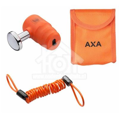 AXA schijfremslot ProBlock 13mm met tas en reminder cable