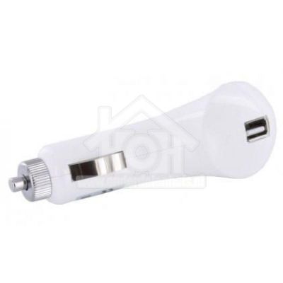 Autolader Adapter naar USB (2.1A - White)