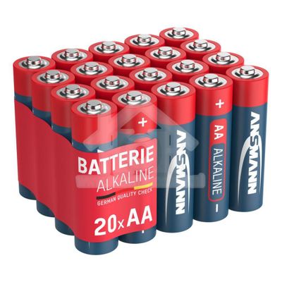 Ansmann Alkaline batterij AA 20 stuks