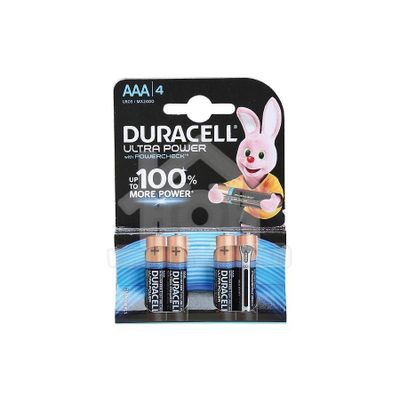 Duracell Batterij AAA Ultra Power Met Tester LR03 1,5V 3241