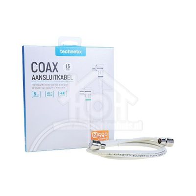 Technetix Coax kabel 1,5 compleet