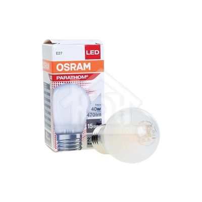 Osram Ledlamp Kogellamp LED Classic P40 4W E27 470lm 2700K Mat 4058075591356