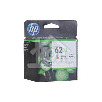 HP Hewlett-Packard Inktcartridge No. 62 XL Color Officejet 5740, Envy 5640, 7640 HP-C2P07AE
