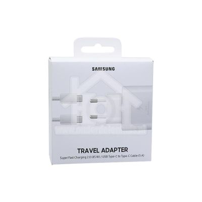 Samsung Oplader Wall charger, Wit, 45W Fast Charging USB-C (inclusief kabel) SAM10311PK