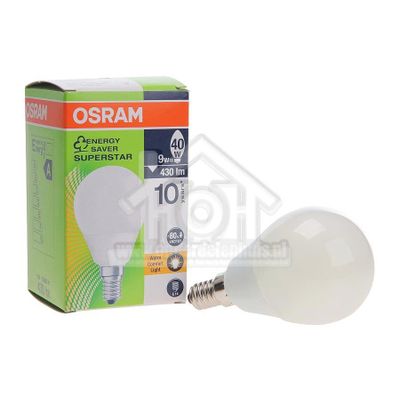 Osram Spaarlamp Dulux Superstar Classic P E14 9W 825 warmwit 430lm 4008321986450