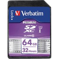 Verbatim SDXC Geheugenkaart Klasse 10 64 GB VB-SDXC10-64G