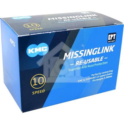 KMC sluitschakel MissingLink 10R EPT zilv 5.88mm 10v p/40