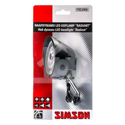 Simson koplamp Radiant aan/uit dynamo 7 lux