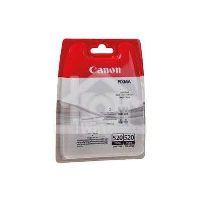 Canon Inktcartridge PGI 520 Twinpack Black Pixma iP3600,Pixma iP4600 2932B012