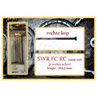 Miche spaak+nip. 5x RA SWR FC RC 50mm draadvelg 2016