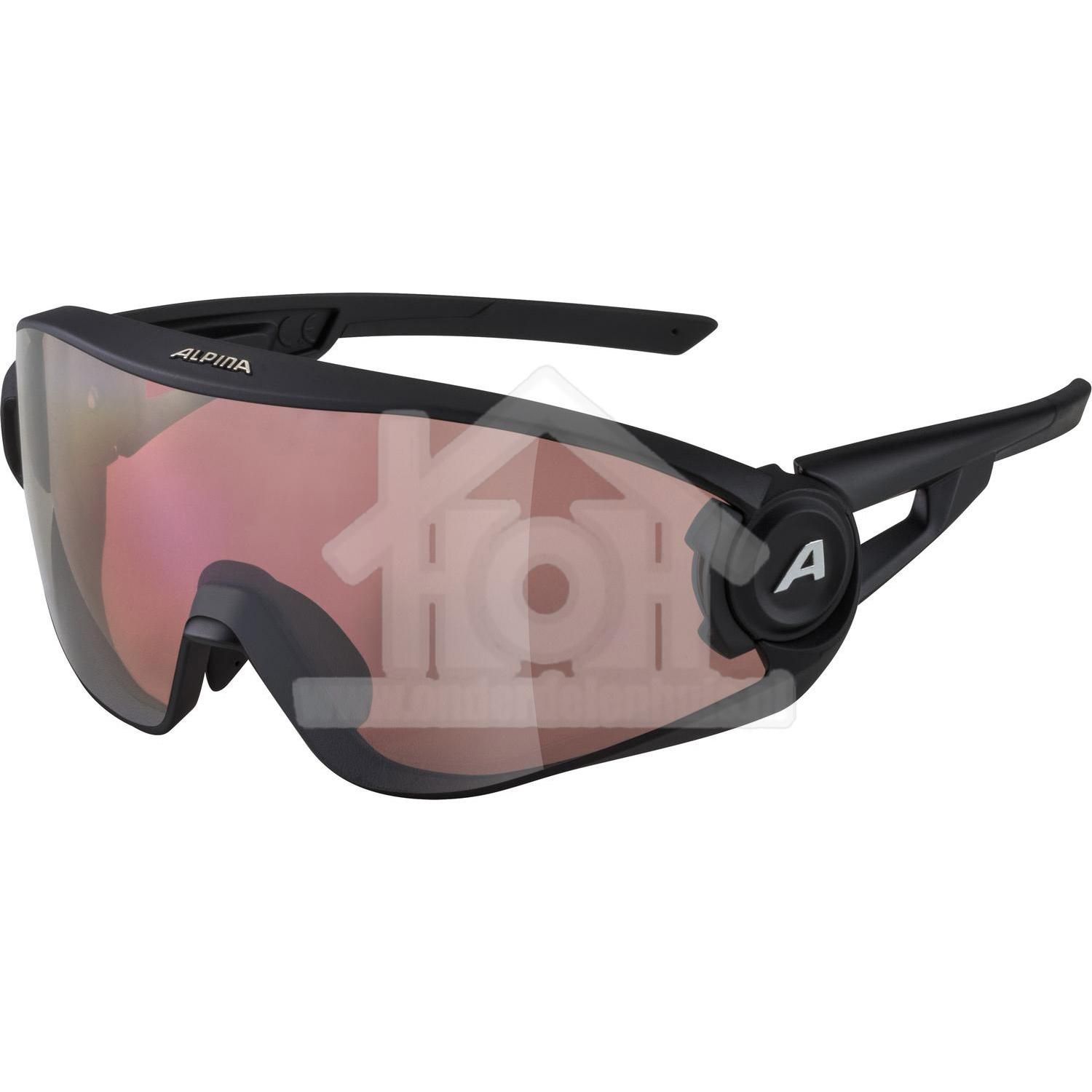 grillen voetstappen Kietelen Alpina bril 5W1NG black matt Q+CMB | Onderdelenhuis