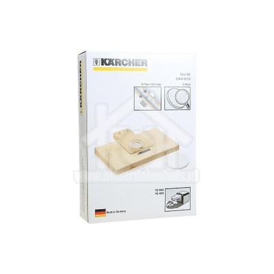Karcher Stofzuigerzak Stofzakken Robo Cleaner + microfilter, 5 stuks RC3000, RC4000 69042570