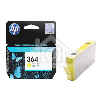 HP Hewlett-Packard Inktcartridge No. 364 Yellow Photosmart C5380, C6380 HP-CB320EE