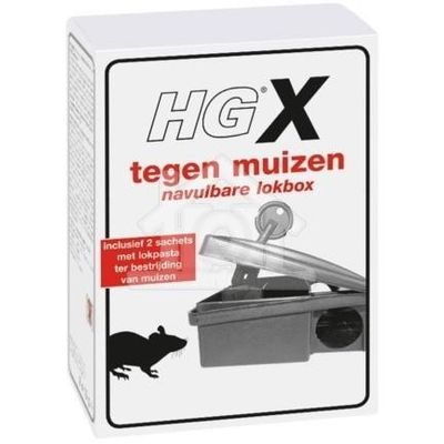 HGX tegen muizen / navulbare lokbox