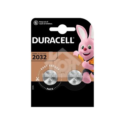 Duracell batterij CR2032 3V krt (2)
